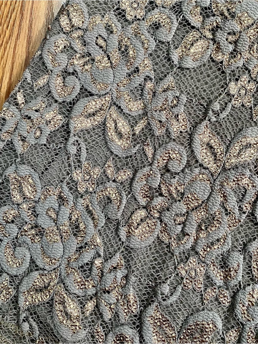 Deadstock 90s/Y2k Ann Ferriday Lace Ribbon Detail Cami Tank Top - Olive Green - Picture 10 of 10